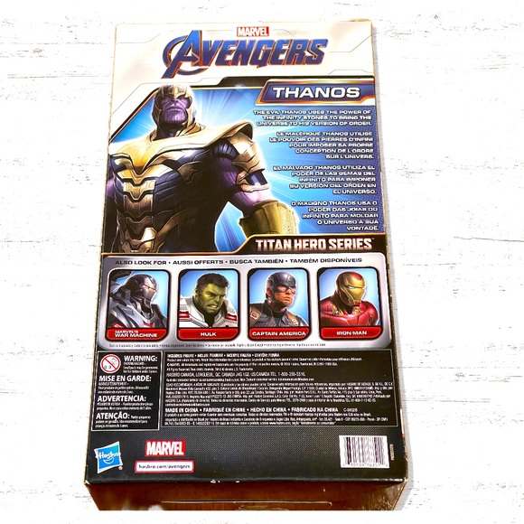 Marvel Avengers Thanos Titans Hero Series With Titan Hero Power FX Port NWT - Picture 2 of 2